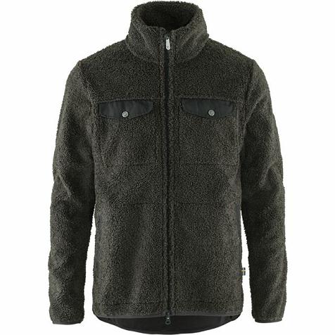 Fjallraven Greenland Fleece Dark Grey Singapore For Men (SG-699523)